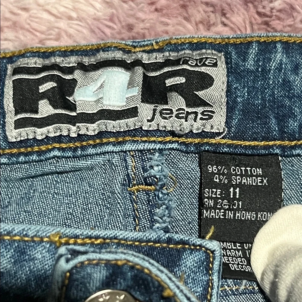Y2K Rave R4R Low Rise Jeans - Picture 8 of 16